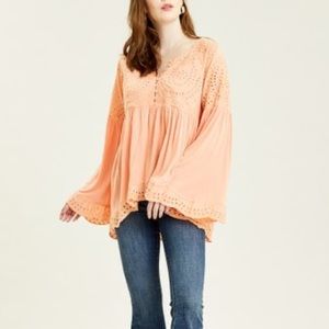 Free People Sea Of Love Sun Blush Sequin